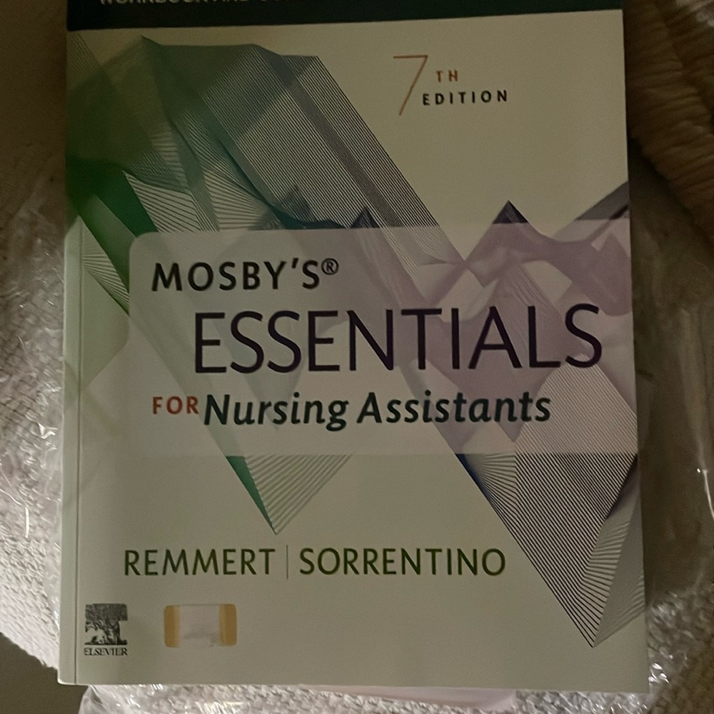 Mosby’s Essentials for Nursing Assistants 7th edition (workbook,textbook, code)